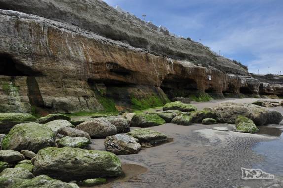 As grutas que dão nome à cidade de Las Grutas, no litoral da Argentina